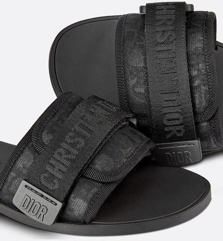 dior 431|Dio(r)evolution Slide Uber Black Dior Oblique Technical Fabric.